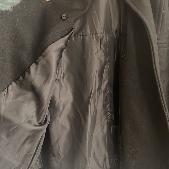 GAP KIDS NWT navy wool lined pea coat   Gorgeous Sz M - Picture 6 of 6